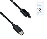 USB 3.1 Kabel Typ-C - micro B, schwarz, Box, 2m DINIC Box